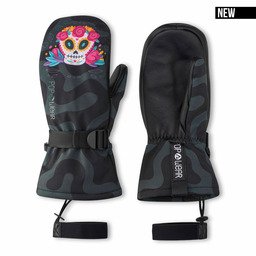 POPWEAR ski gloves MARLEY Viva Mexico – warm mittens with genuine leather palm, Thinsulate™ lining and waterproof membrane | NEW