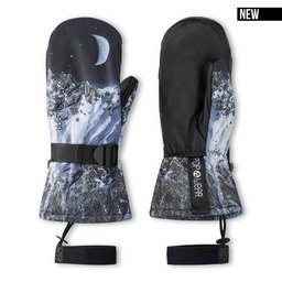 POPWEAR ski gloves MARLEY Winter Nights – elegant mittens with genuine leather palm, Thinsulate™ insulation and waterproof membrane | NEW