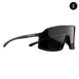 POP EYES Sport Sonnenbrille FRIEDA Black – leichte Sportbrille für Damen und schmalere Gesichter in seitlicher Ansicht, ideal für Outdoor-Sport