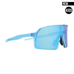 Kinder Sonnenbrille POP EYES EDDY Kids Clear Blue – leichte Sport Sonnenbrille für Kinder in seitlicher Ansicht, ideal für Outdoor-Sport und Radfahren. NEU
