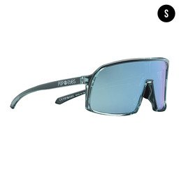 POP EYES Sport Sonnenbrille FRIEDA Clear Ice Blue – leichte Sportbrille für Damen und schmalere Gesichter in seitlicher Ansicht, ideal für Outdoor-Sport
