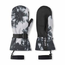 POPWEAR ski gloves MARLEY Palm Vibes – stylish mittens with genuine leather palm, Thinsulate™ insulation and waterproof membrane 