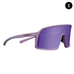 POP EYES Sport Sonnenbrille FRIEDA Berry Purple – leichte Sportbrille für Damen und schmalere Gesichter in seitlicher Ansicht, ideal für Outdoor-Sport