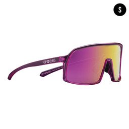 POP EYES Sport Sonnenbrille FRIEDA Clear Pink – leichte Sportbrille für Damen und schmalere Gesichter in seitlicher Ansicht, ideal für Outdoor-Sport