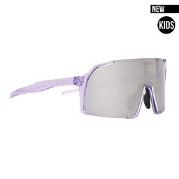 Kinder Sonnenbrille POP EYES EDDY Kids Clear Purple – leichte Sport Sonnenbrille für Kinder in seitlicher Ansicht, ideal für Outdoor-Sport und Radfahren. NEU