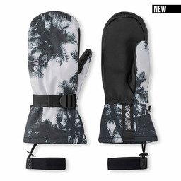 POPWEAR ski gloves MARLEY Palm Vibes – stylish mittens with genuine leather palm, Thinsulate™ insulation and waterproof membrane | NEW