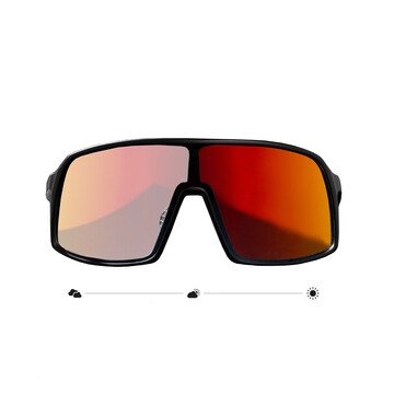 POP EYES sport sunglasses FRED Photochromatic Black – self-tinting sports eyewear with automatic adjustment from category 1 to 3, ideal for changing light conditions